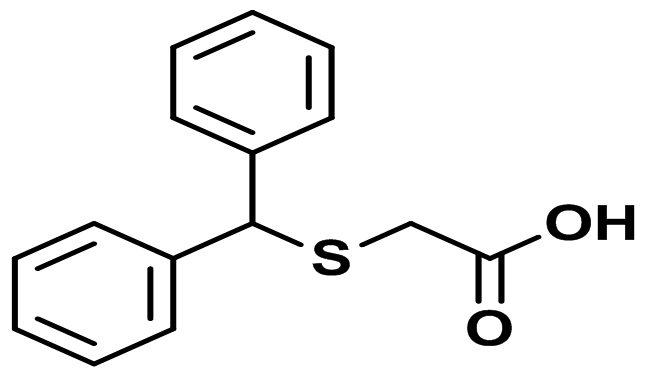 Modafinil Acid Sulfide Impurity / Deoxy Modafinil Acid